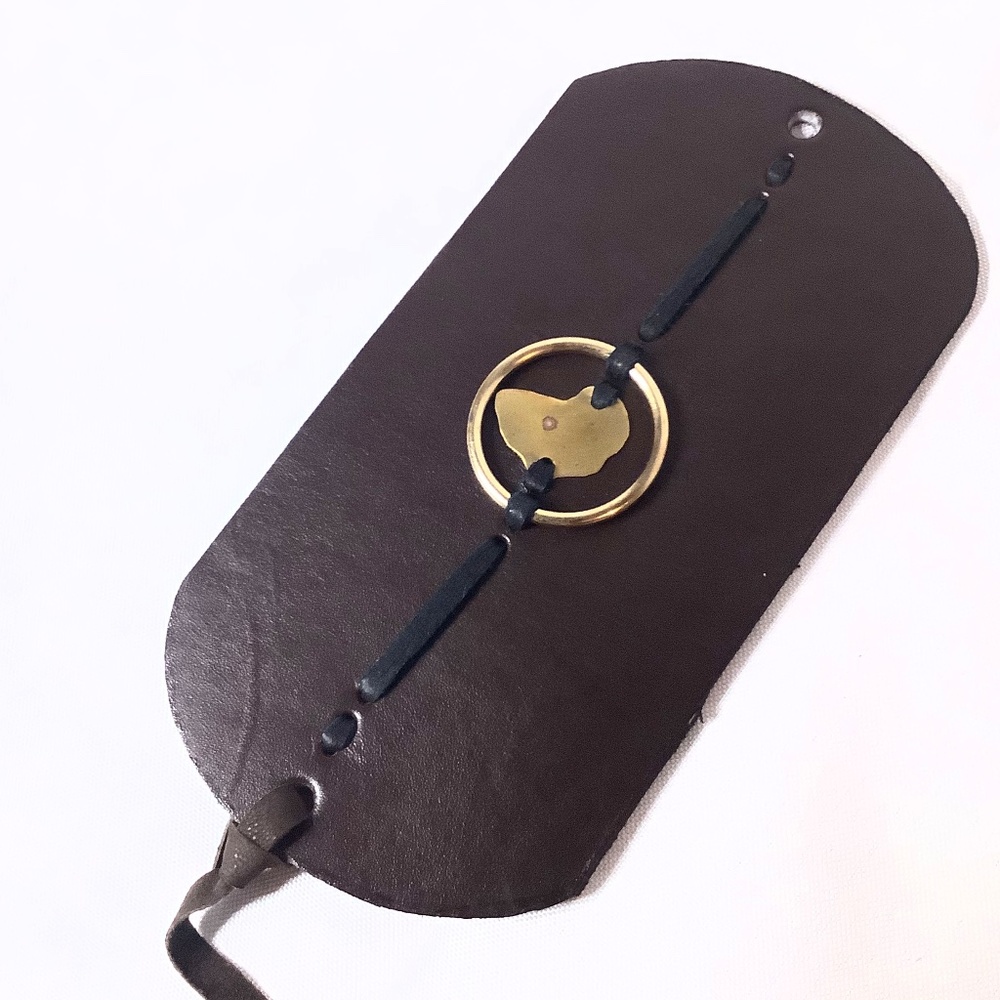 Mens Leather Africa Bracelet